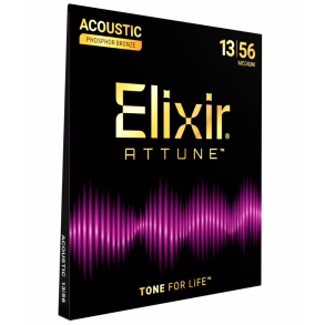 Elixir Attune Acoustic Phosphor Bronze 21102 Medium 13-56